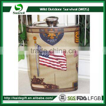  Made In China Hot Sale 18Oz(500Ml) Stainless Steel Flat Hip Flask