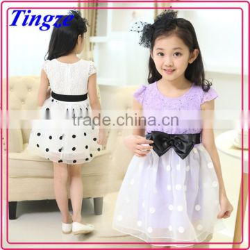 Children fashion summer new frock pretty princess tutu baby latest girl dress designs