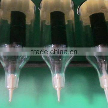 good quality, plastic catchment oil cup used on fuel injection pump test bench