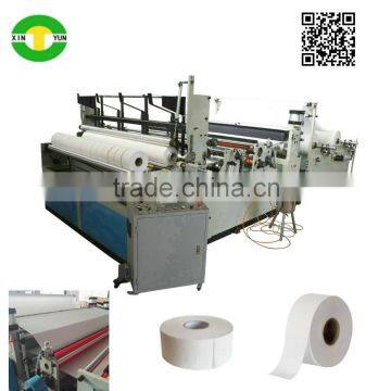 China practical small bobbin tissue paper rewinding machine