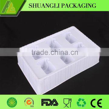 Customized disposable plasic medical ampoule packaging tray