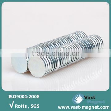 Permanent sintered neodymium magnet coil