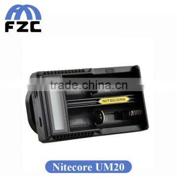 Online Shopping Best Price Authentic Nitecore UM10 UM20 USB Charger Intelligent LCD Screen Charger For 18650 Li-ion Battery