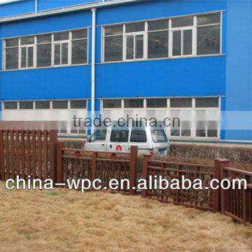 outdoor non-fiding wood look fenc