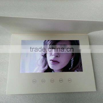 10 inch lcd video greeting card, electronic video greeting cards for advertising