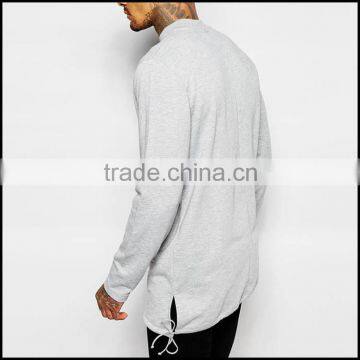 Fashion no Hood Sweatshirt Vents in Both Sides Sweatshirt Blank and Sweatshirt Plain in Manufactory photo-3