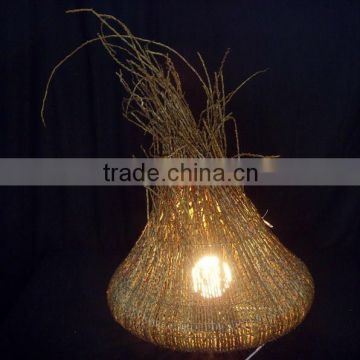 2015 Modern Brown Rattan Table Lamp/Light