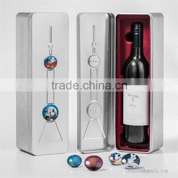 Customized Designed Metal Wine Box