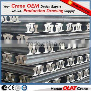 China Q235 U71Mn Overhead Crane&Gantry Crane rail steel rail