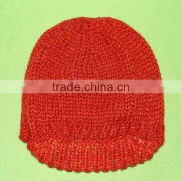 custom 100% acrylic knitted beanie hat