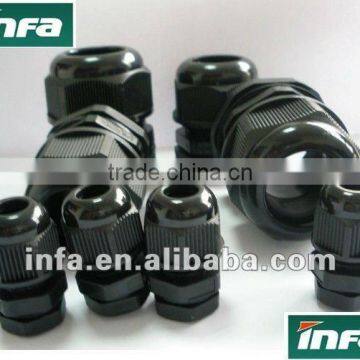 Ip68 Connectors Cable Glands UL Plastic Cable Gland Sizes Type
