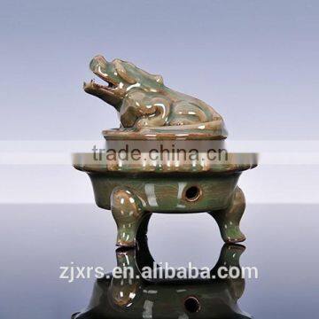 Longquan celadon handmade antique incense smoke