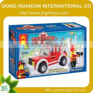 Firefighter SERIES Plastic Enlighten Brick Building Toys Set