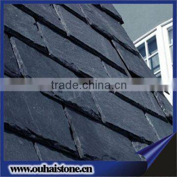 hot sale colorful natural black slate flat roof tiles