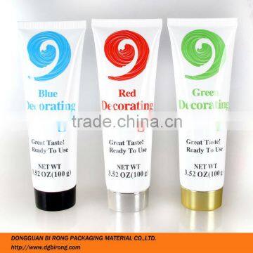 100g custom flavored tube container for ice cream