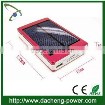 Factory price portable solar charger 30000mAH with two output 5V 1A&2.1A