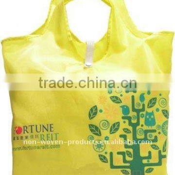 promotional polyester foldable shopping bag