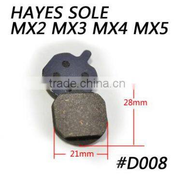 CarbonBikeKits SEMI METAL MOUNTAIN BIKE DISC BRAKE PADS FOR HAYES GX-C MX2-XC SOLE