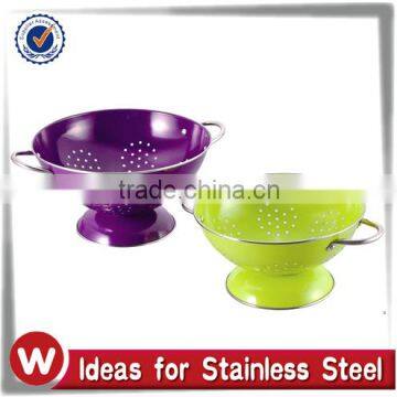 Colorful Colander with Powder Coating