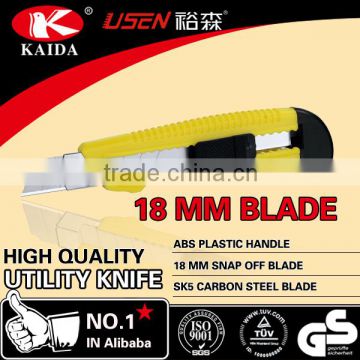 18mm Snap Off Blade Plastic handle paper Stationery Cutter