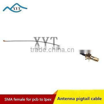 Factory Price SMA female for PCB to Ipex/UFL RF1.13 pigtail cable