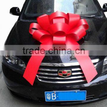 36 inch Big Red Christmas Tree Hanging Decoration Bow for Christmas Car Deocrations