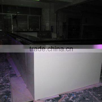 Straight bar counter/acrylic lighted bar counter /luminous bar counter