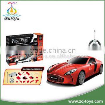 Multifunctional diy racing car toy remote control car best gift for children