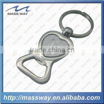 promotion beer gifts heart shape custom 3D metal bottle opener