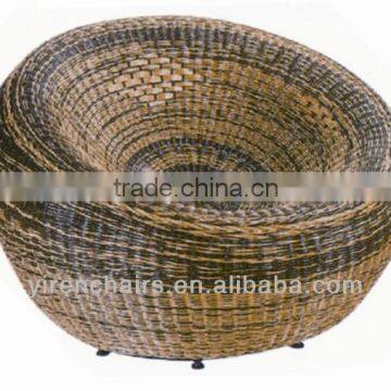 round rattan chair