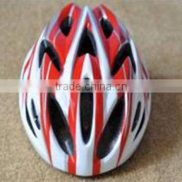 China wholesale PC in-mold bicycle helmet (with 18 air vents )with high quality for adult