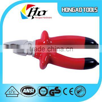 Pressure resistance combination plier with red color handle