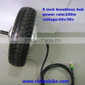 8 inch double shaft scooter motor wheelchair motor