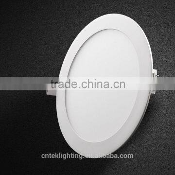 Super slim round SMD2835 85LM per watt flat 18W led panel light