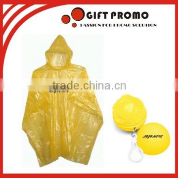 Custom Folded Plastic Rain Poncho