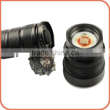 Professional Fluorescent Nichia Ultraviole 365nm 3w 26650 Battery Aluminum Alloy Led Flashlight photo-4