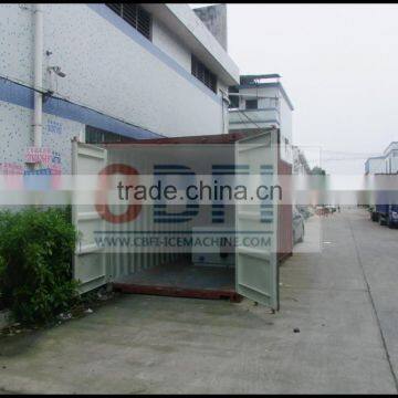 Commercial quick freezing containerized block ice machine for sale