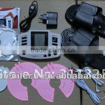 Breast Pulse Massager with massage pads and breast shaping system