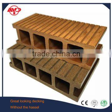 WPC Hollow Swimming Pool Composite Decking waterproof composite decking board