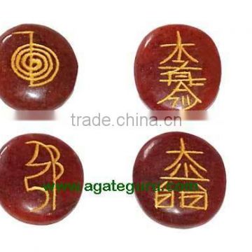 Red Jasper Reiki Oval Set : Wholesaler Manufacturer