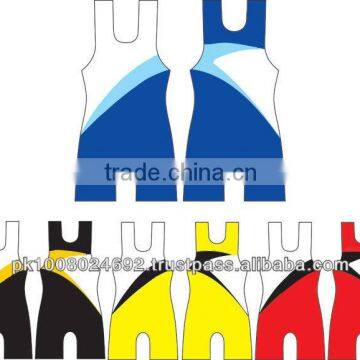 custom sublimation wrestling singlet