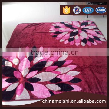 2015 New 100% Polyester Super Soft Mink Blanket China Manufacturer For Home