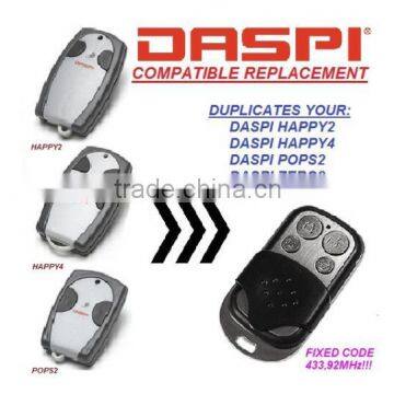 For Daspi remote HAPPY2,HAPPY4,POPS2,ZERO2 replacement