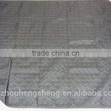 Good quality solid color micro fiber quilt