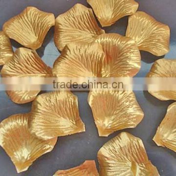 Popular Wedding Decoration Golden Silk Rose Petals