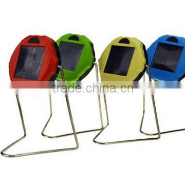 China portable solar led clip on light