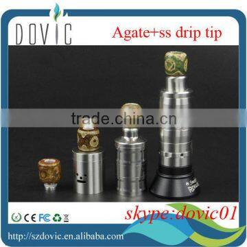 Beautiful ecig drip tips 510 agate matrial