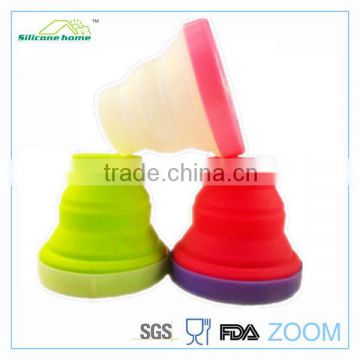 novel collapsible travel silicone mug