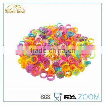 best seller rainbow,eco-friendly silicone ring