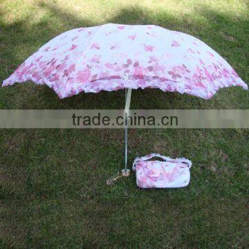 high quality promotional fashion flower umbrella